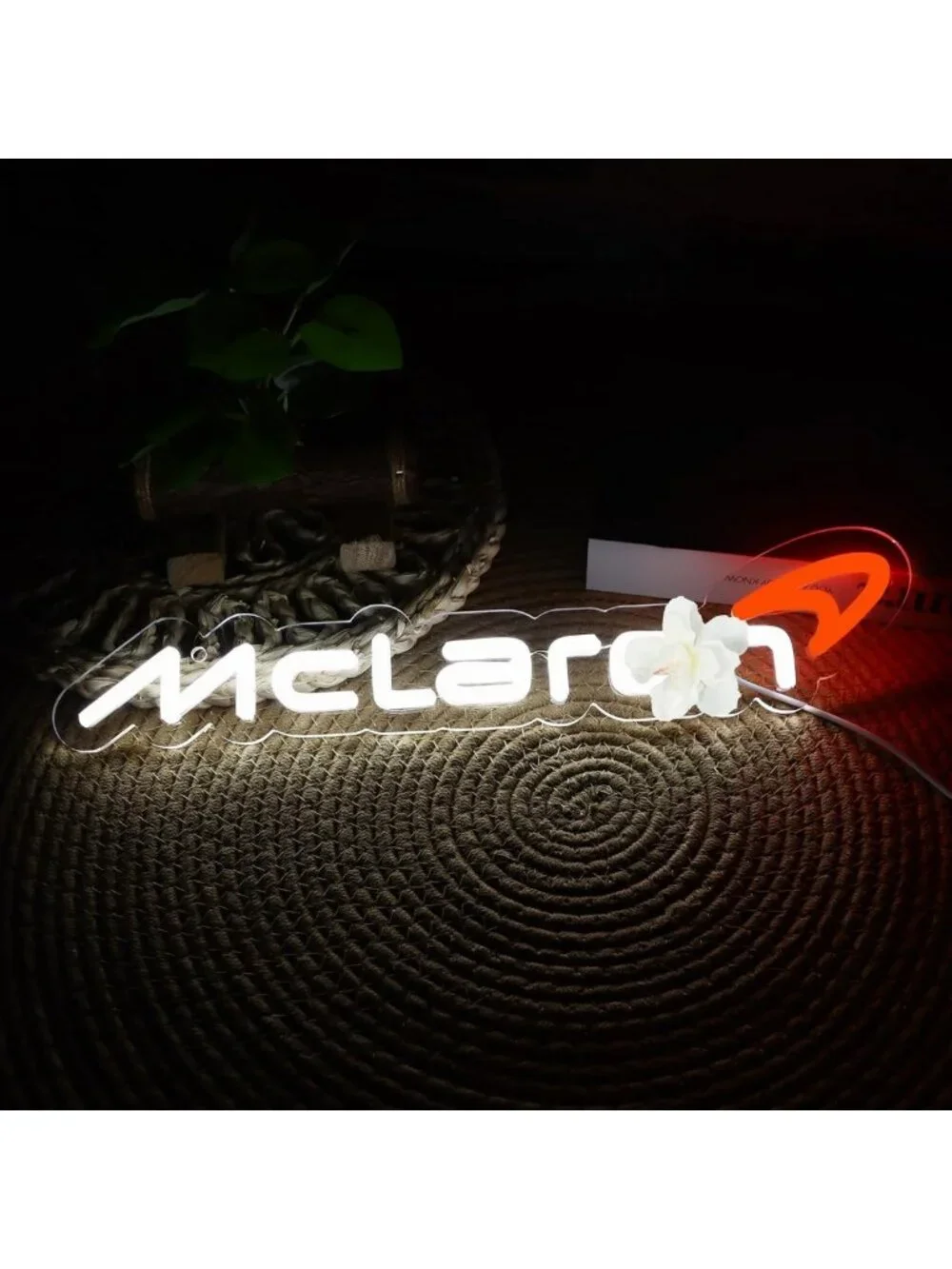 Neon Car Logo Sign for Garage Decor, LED Wall Art for Bar or Man Cave, Unique
